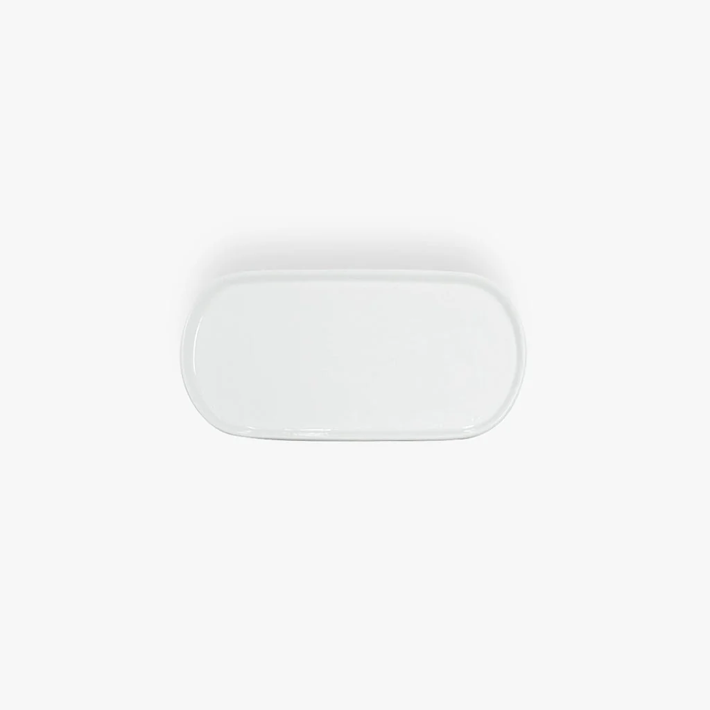 Prato Oval 21 cm BRIGHT WHITE