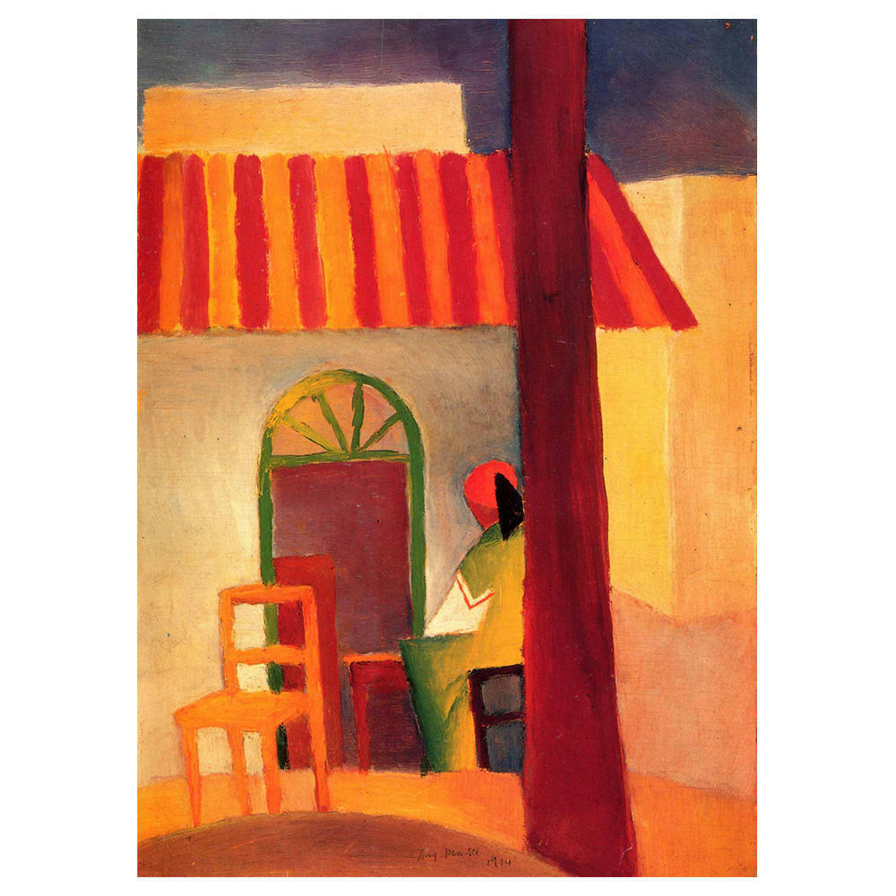 - Tableau impression sur toile Café Turc Ii August Macke 50x70cm