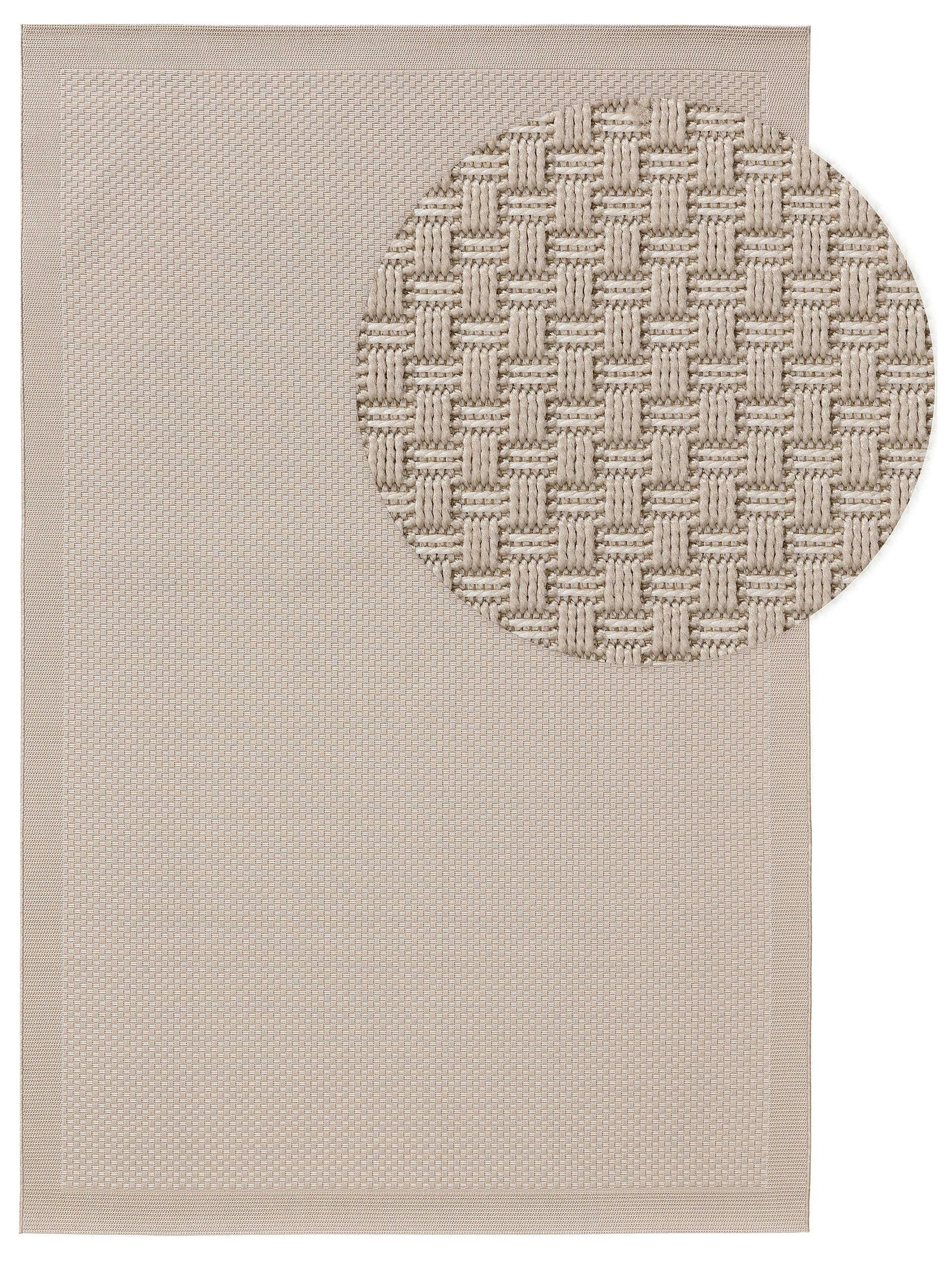 NAOTO - Tapis d'extérieur & intérieur blanc 140x200