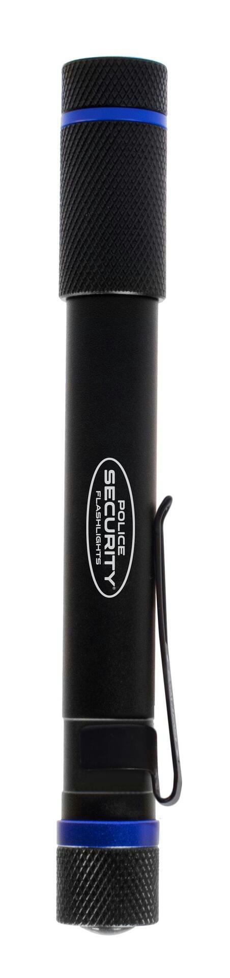 Police Security 270 Lumens Waterproof Aura Pen Light with Adjustable Brightness, Batteries Included, Black