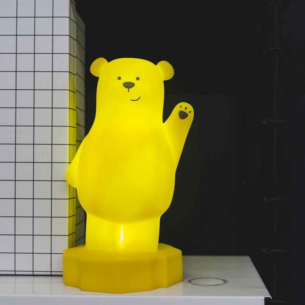 LOU - Veilleuse ours Lou jaune