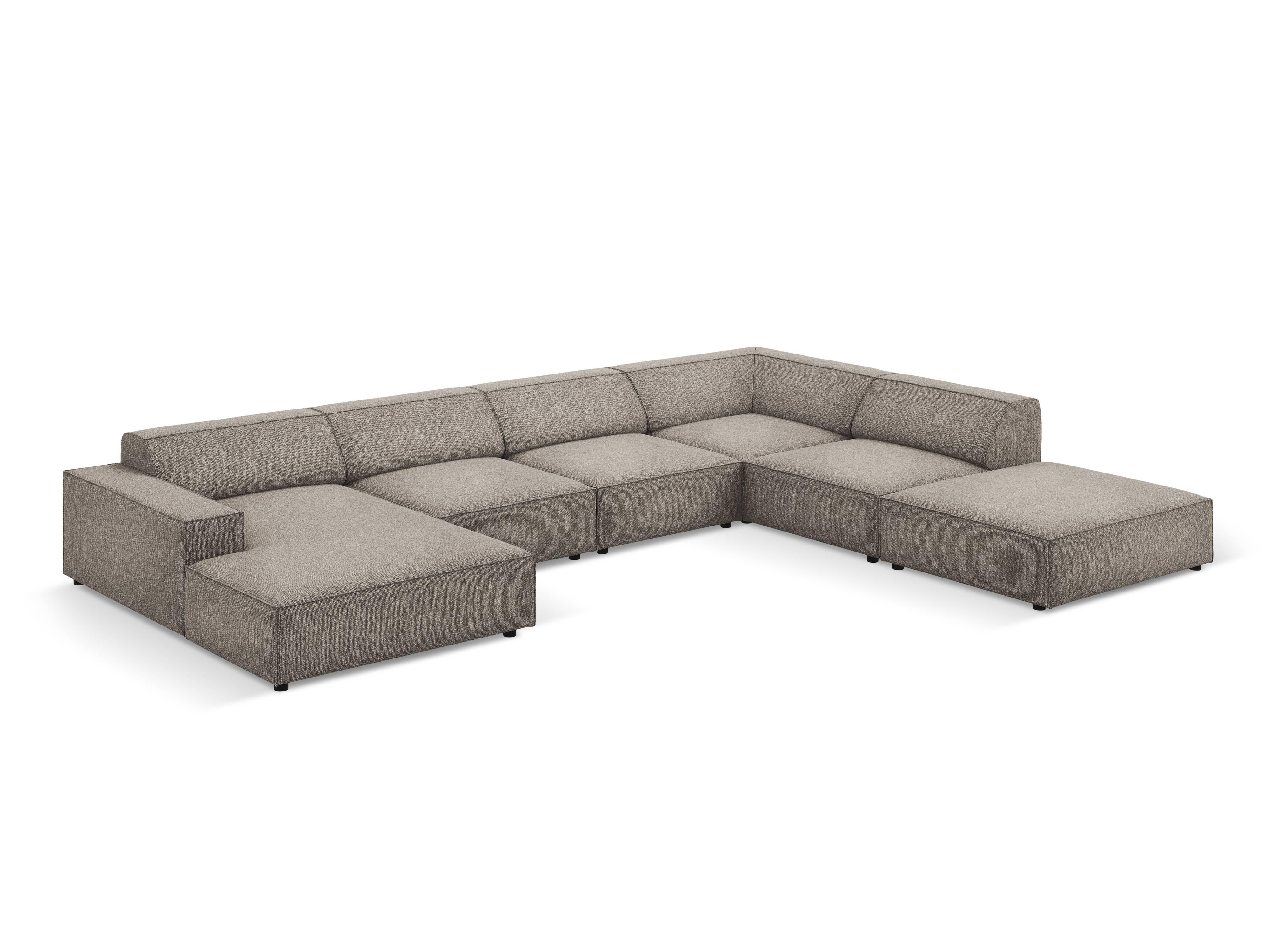 7-zitshoekbank Jodie rechts chenille