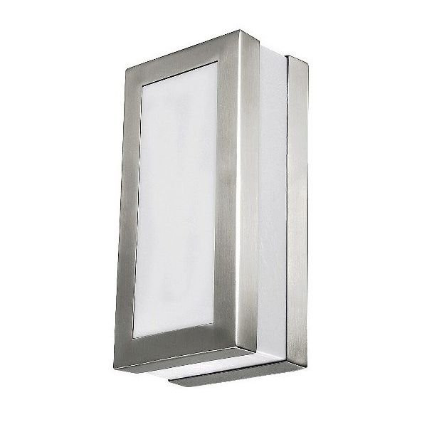 Kinkiet zewnętrznychrom satynowany-biały Stuttgart 1xE27x14W IP44 Rabalux