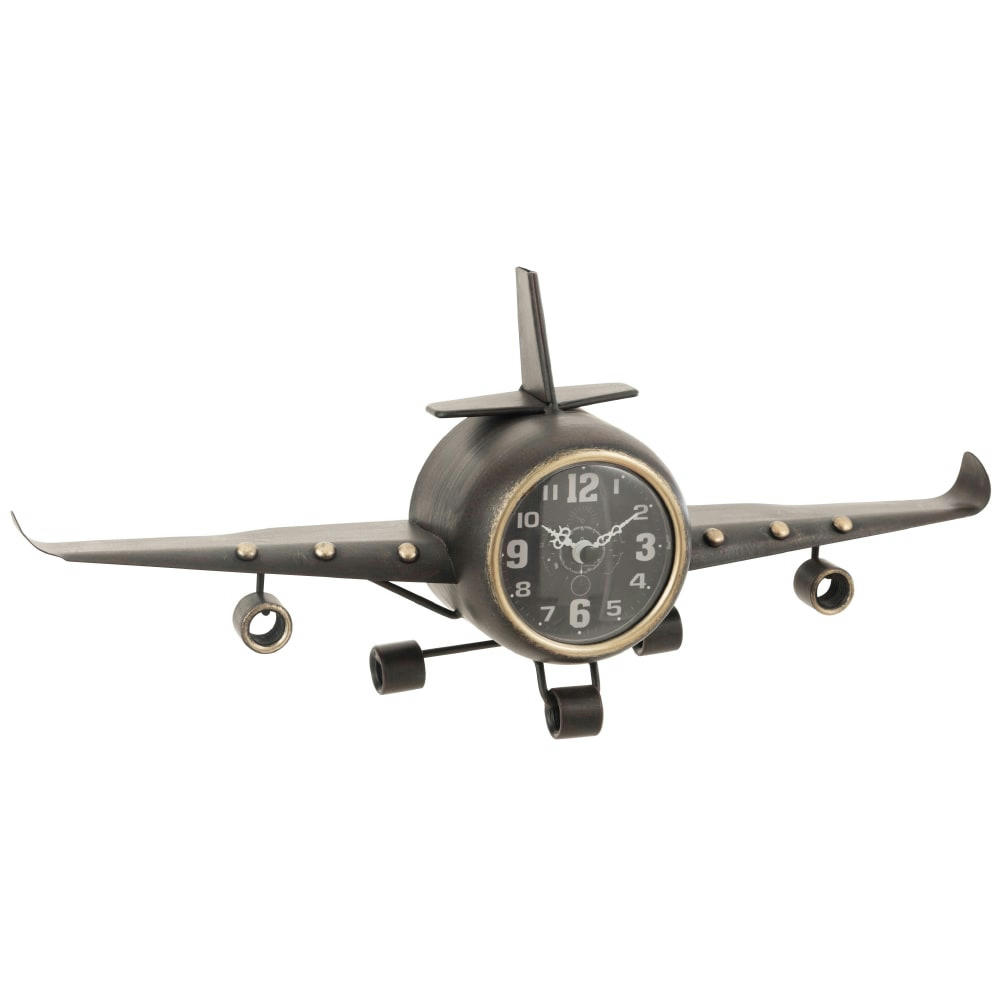 - Horloge avion à poser rétro L41cm
