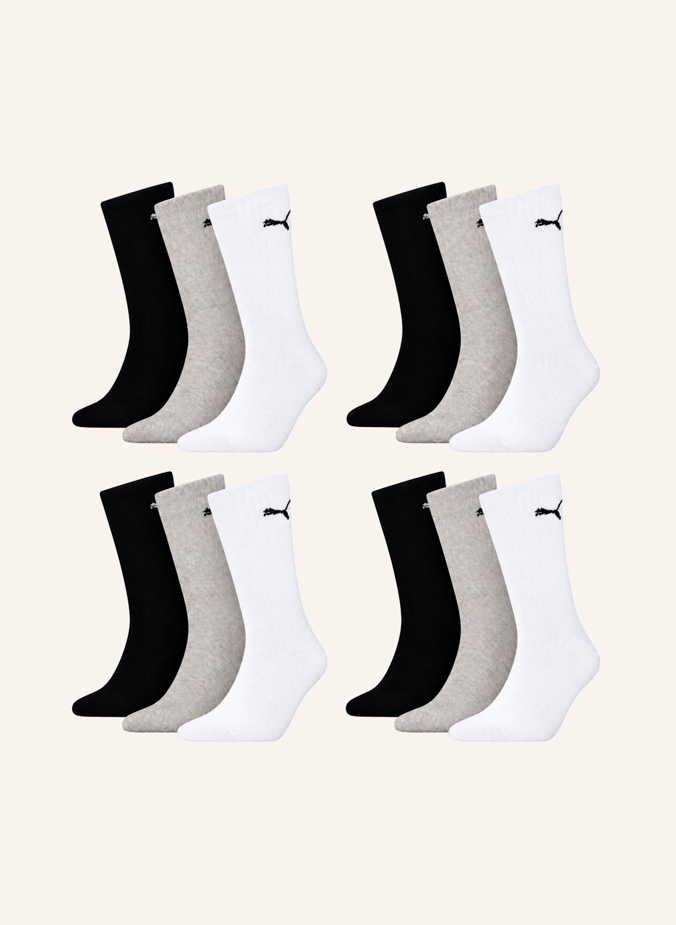 PUMA Sportsocken REGULAR CREW 12-PACK