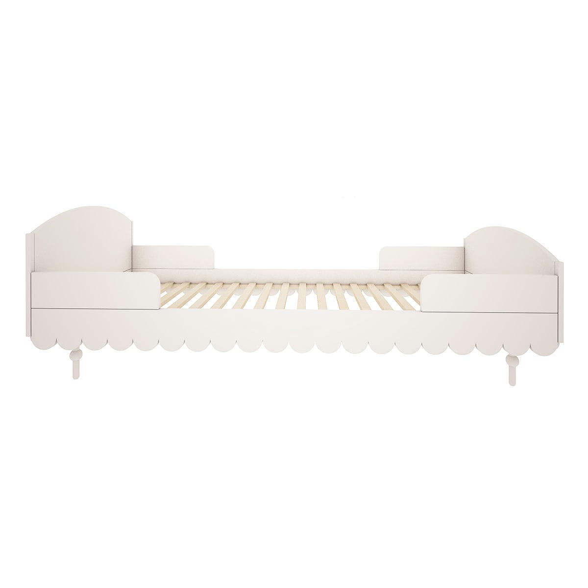 BABUSHKA - Lit 90x200 sommier inclus blanc