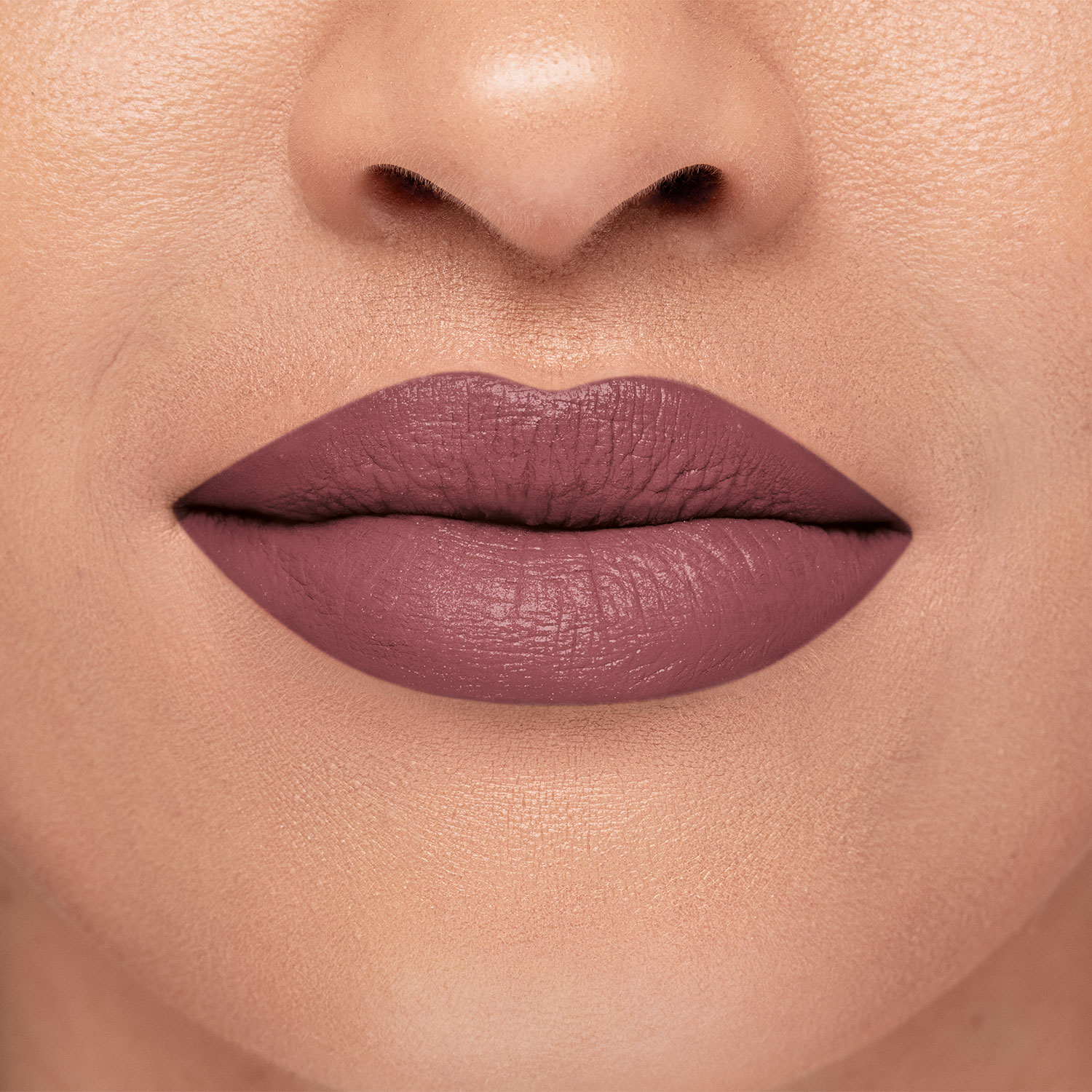 Refil Batom Semi Matte Marrom Confiante Glam Amulips 3,4g