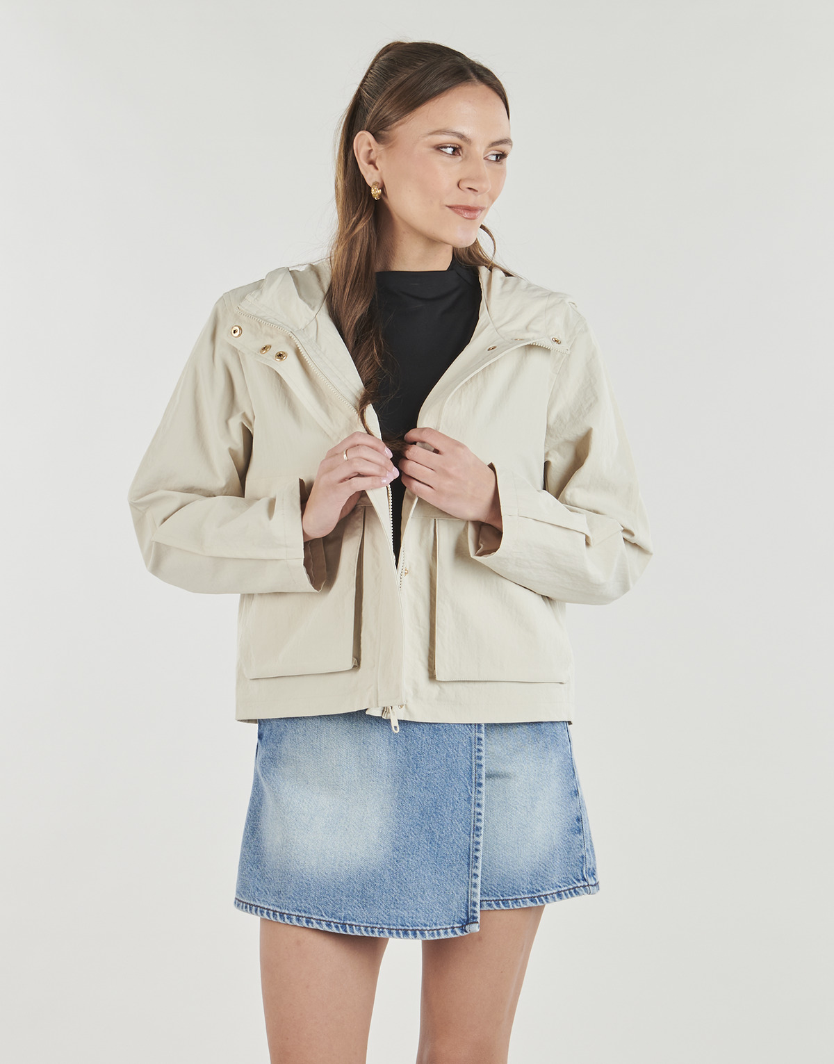 Vero Moda - VMMICHELA SHORT PARKA - Beige
