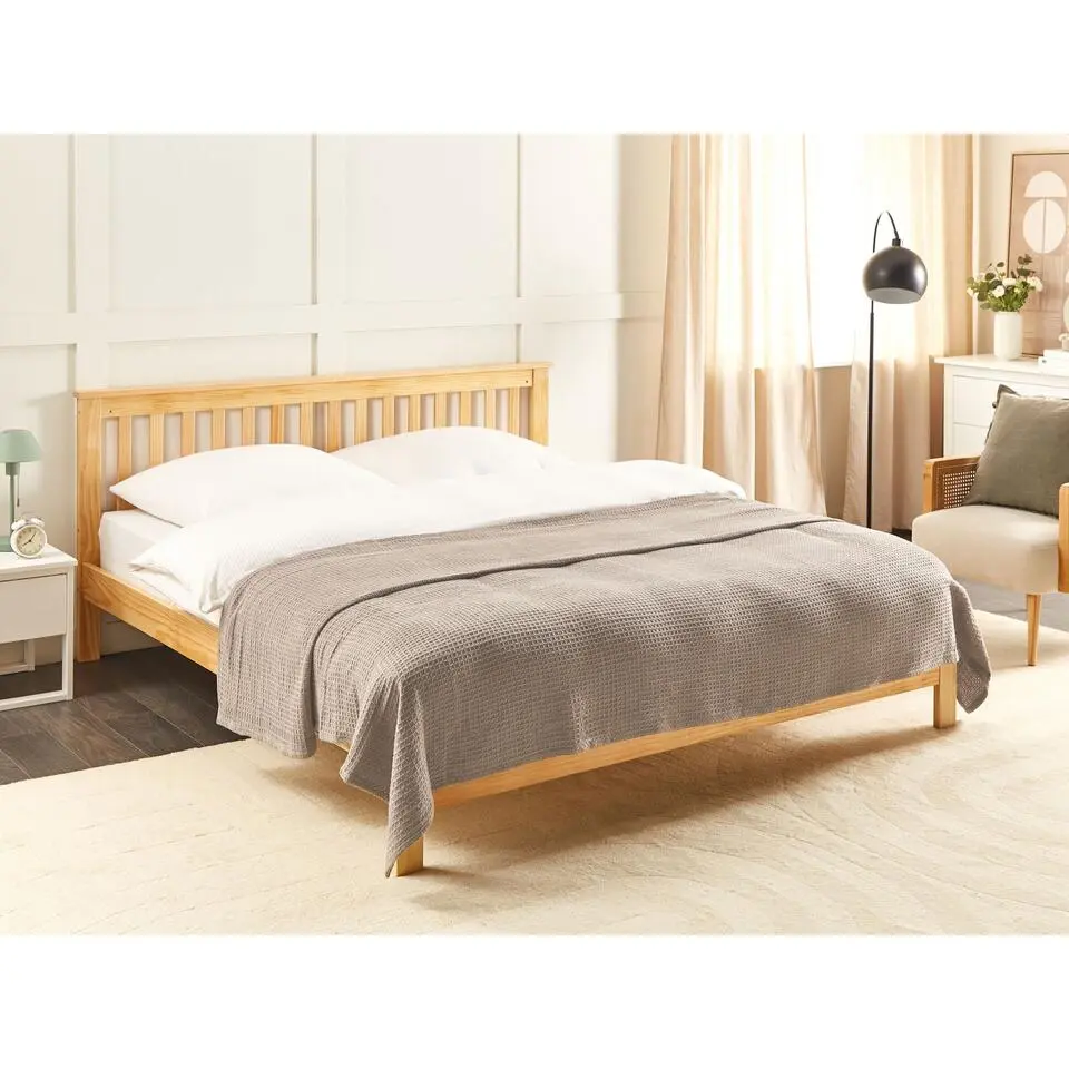 RAGALA - Sprei - Taupe - 220 x 240 cm - Katoen