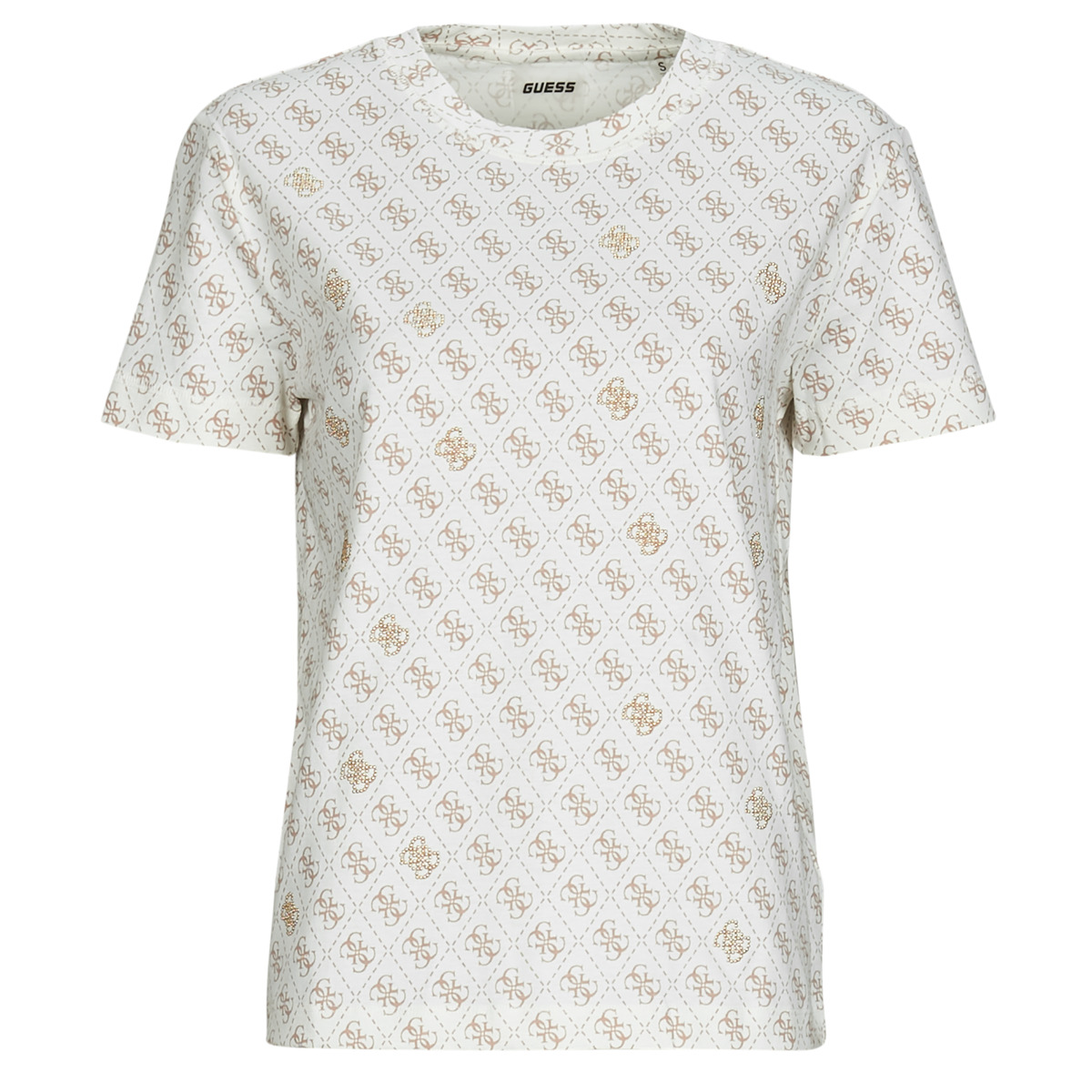 Guess - 4G RHOMBUS STUDS - Beige