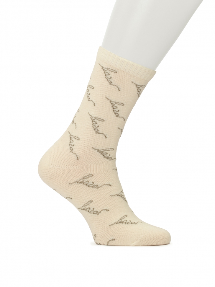 Logan cream socks