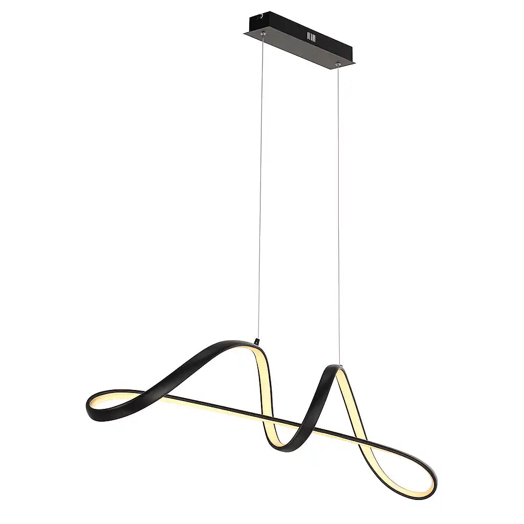 Freelight hanglamp Naromi - 1 lichts - 116 x 150  cm - zwart