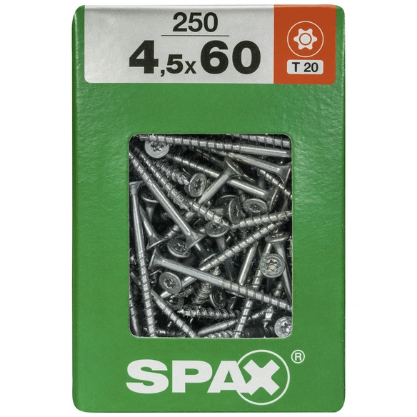 Universalschraube, 4,5 mm, Stahl, 250 Stk., TRX 4,5x60 XXL