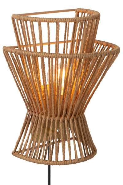 Kinkiet beżowy TASMAN 1xE27x60W wym:24x18x14cm IP20 Lucide
