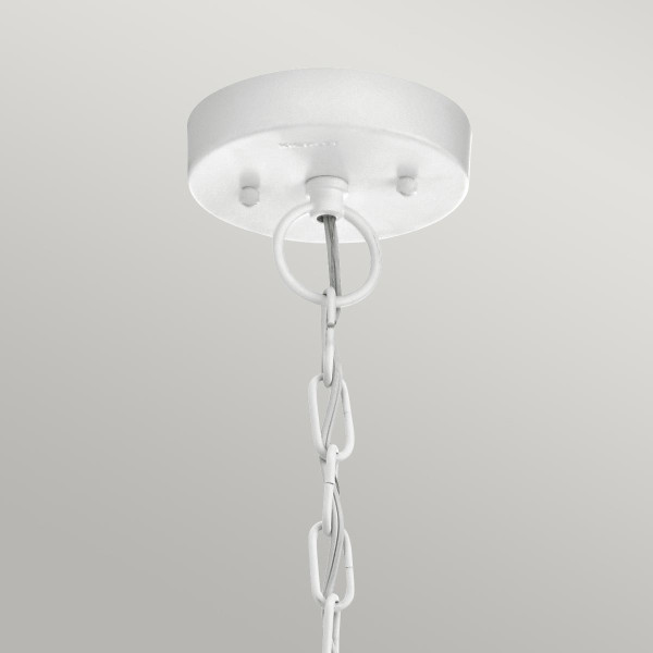 Lampa sufitowa zewnętrzna Beacon Square biała 1 x E27 x 60W IP44 Kichler