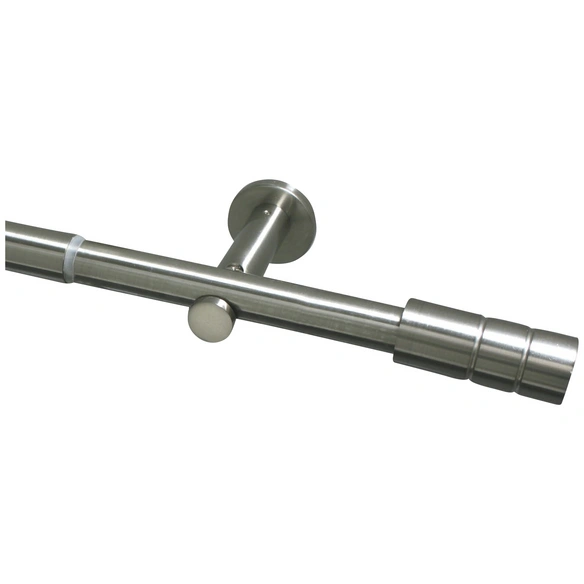 Gardinenstangen-Set »Zylinder«, Länge 1000 mm, Ø 25 mm, Metall