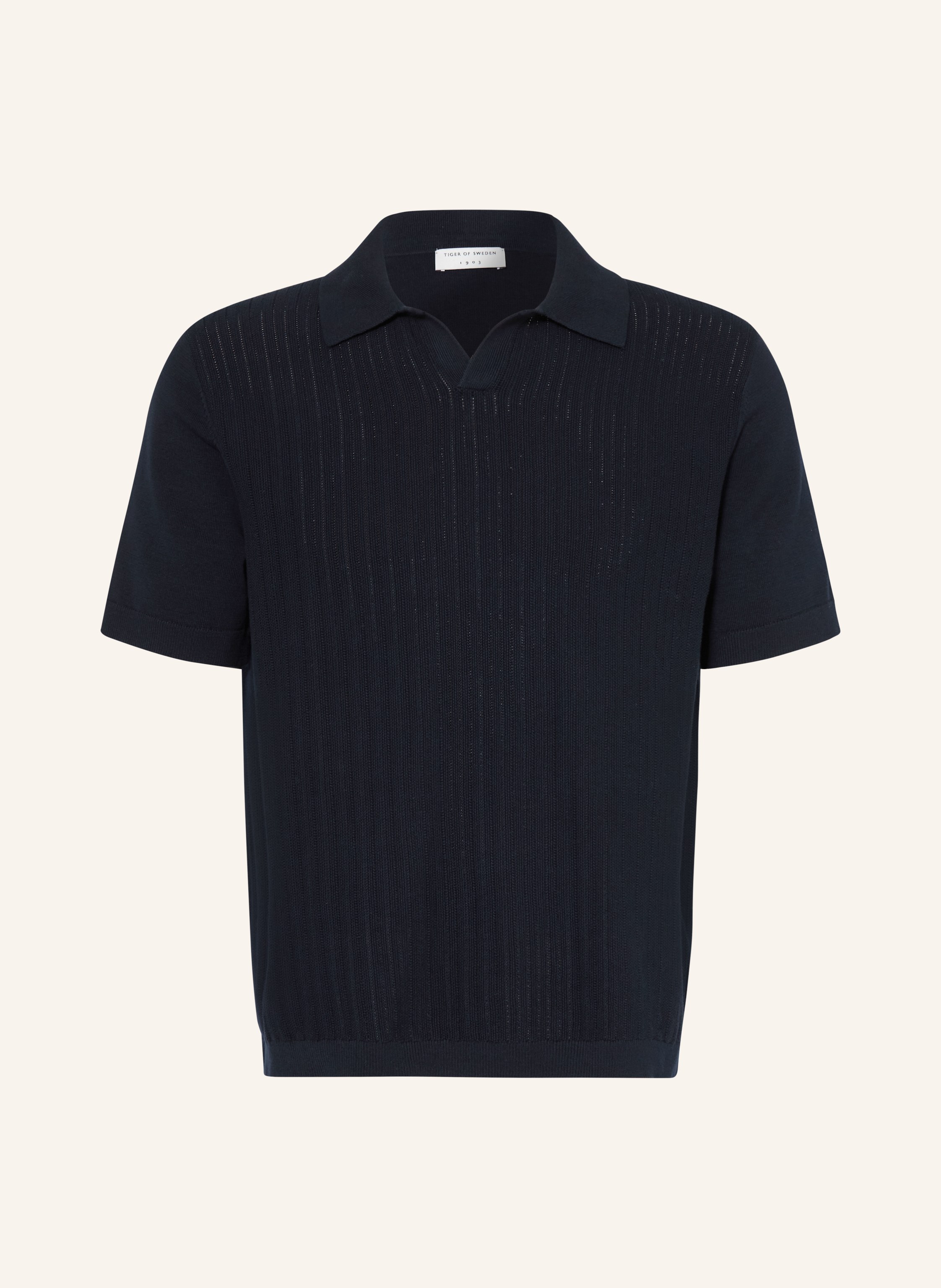 TIGER OF SWEDEN Strick-Poloshirt EOIN