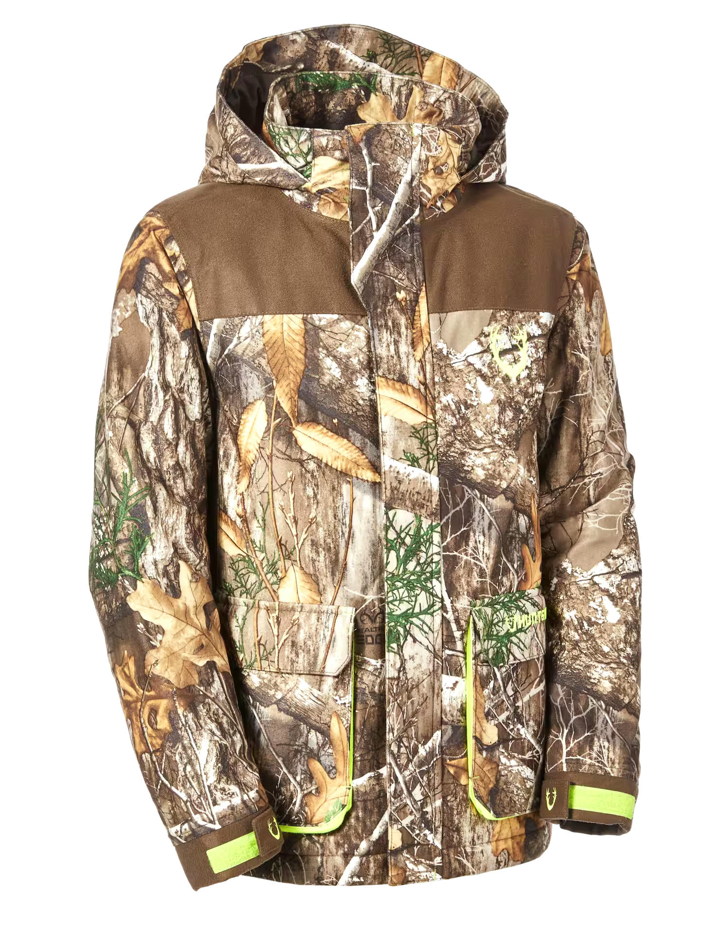 Huntshield Youth WaterProof Winter Hunting Parka/Jacket with Hood, Camo