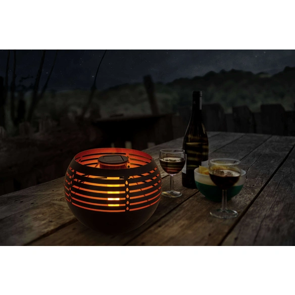 Solarleuchte, 0,5 Ah, LED, Metall/Kunststoff