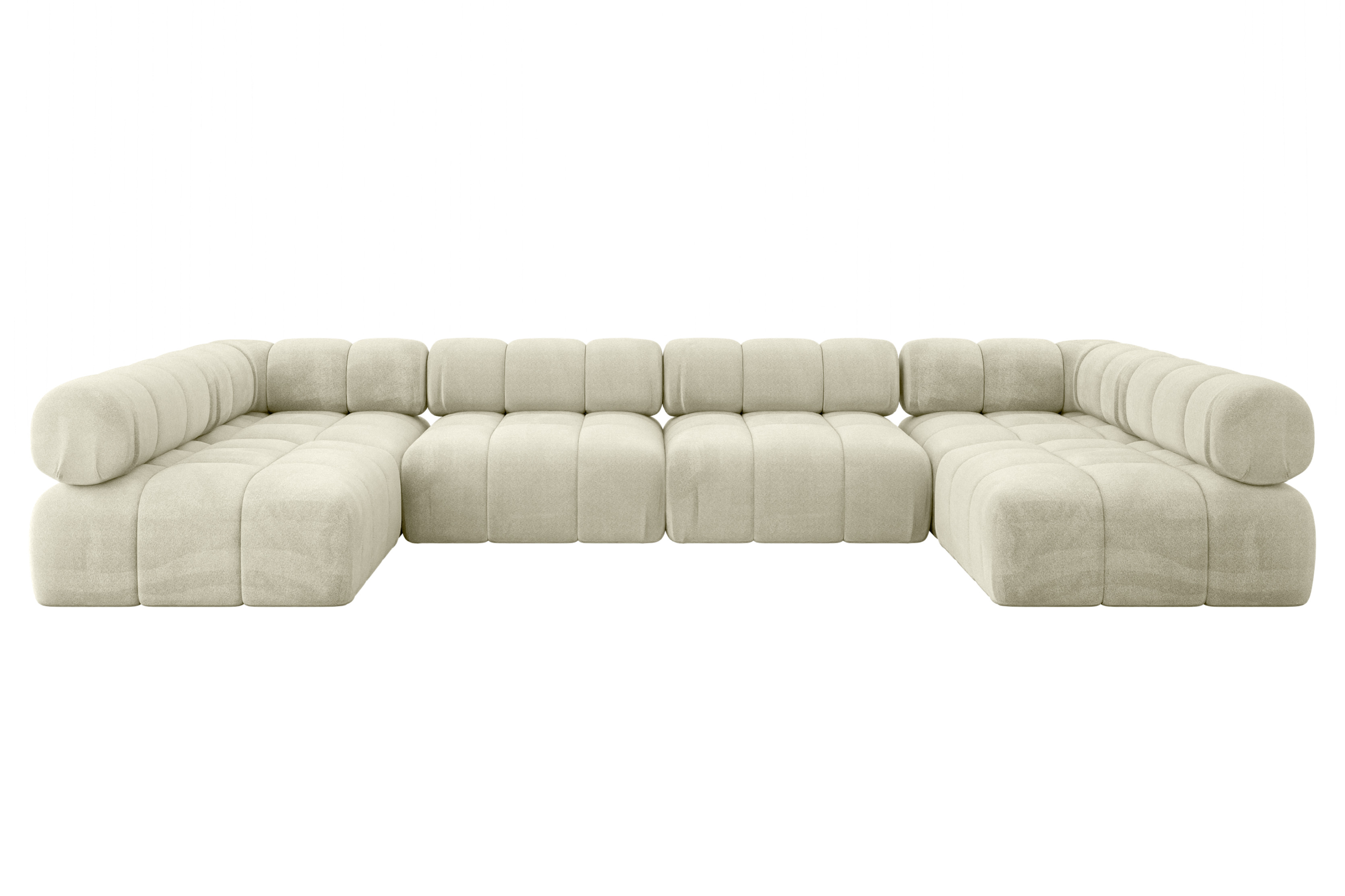 Narożnik uniwersalny modułowy GARVO-U2 380x190x70 cm Beżowy