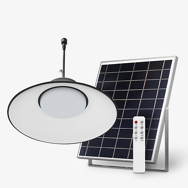 Lampe Solaire Suspendue 500LM IP65 - éclairage Réglable 3000K, 4000K, 6000K - Terrasse, Pergola, Jardin - Groupe DDC
