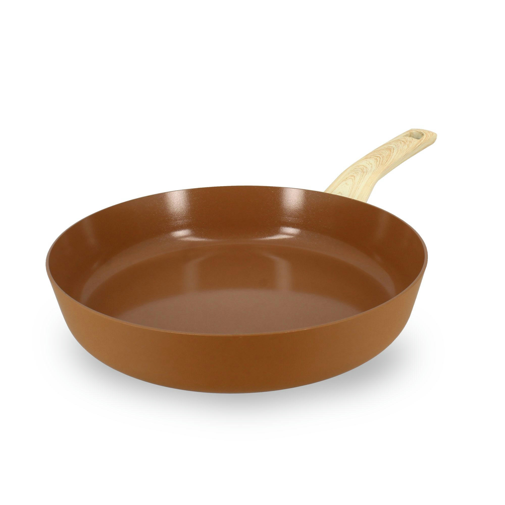 COLORAMA - Poêle en aluminium Ø28cm noisette - compatible induction