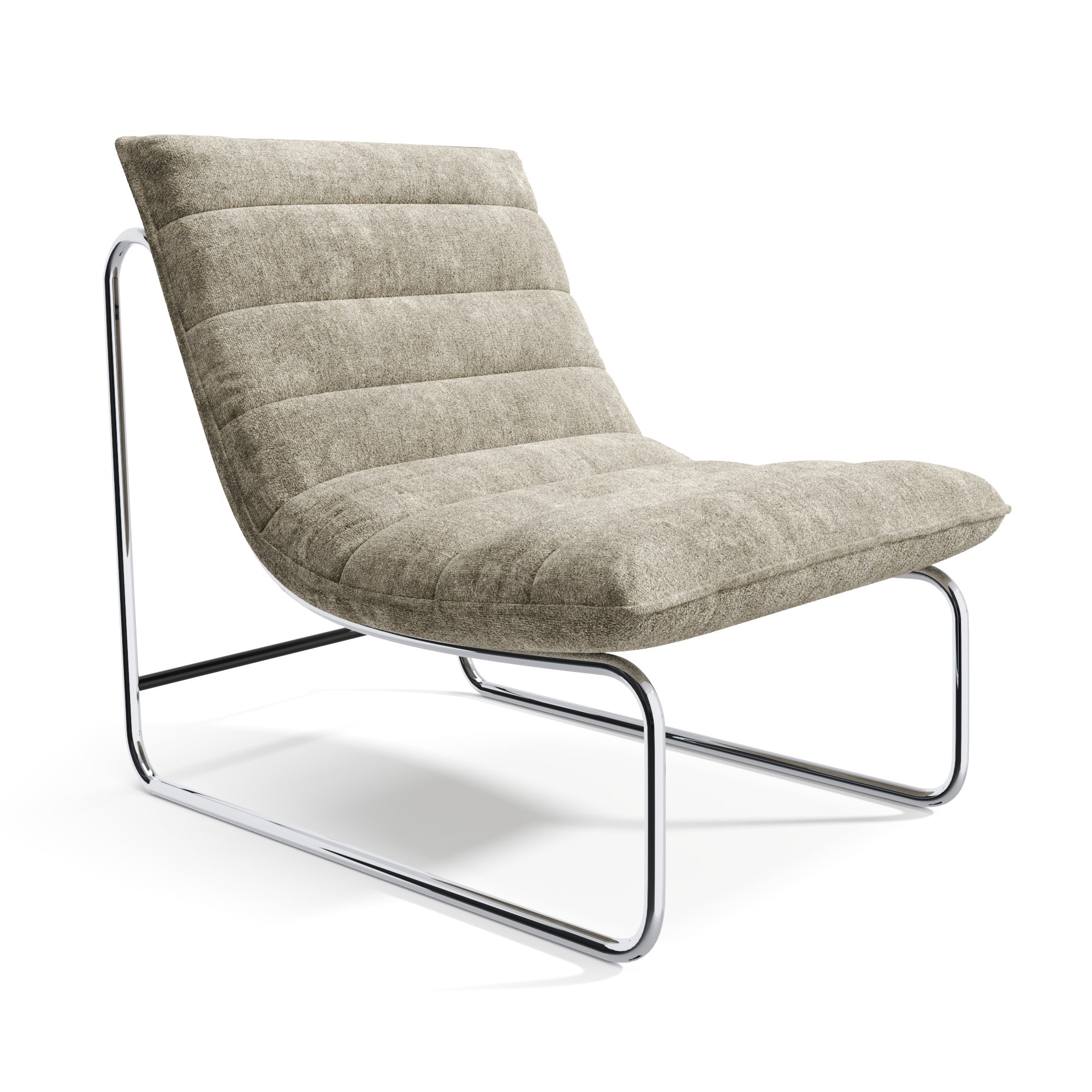 Sia Home - Fauteuil VINTY - Fluweel met structuur - Mol - 67.5cm
