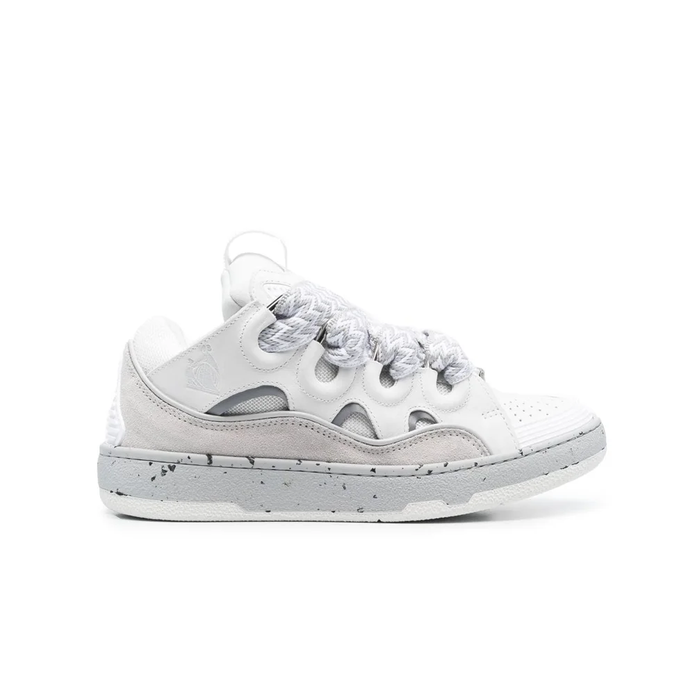 Lanvin LEATHER CURB SNEAKERS