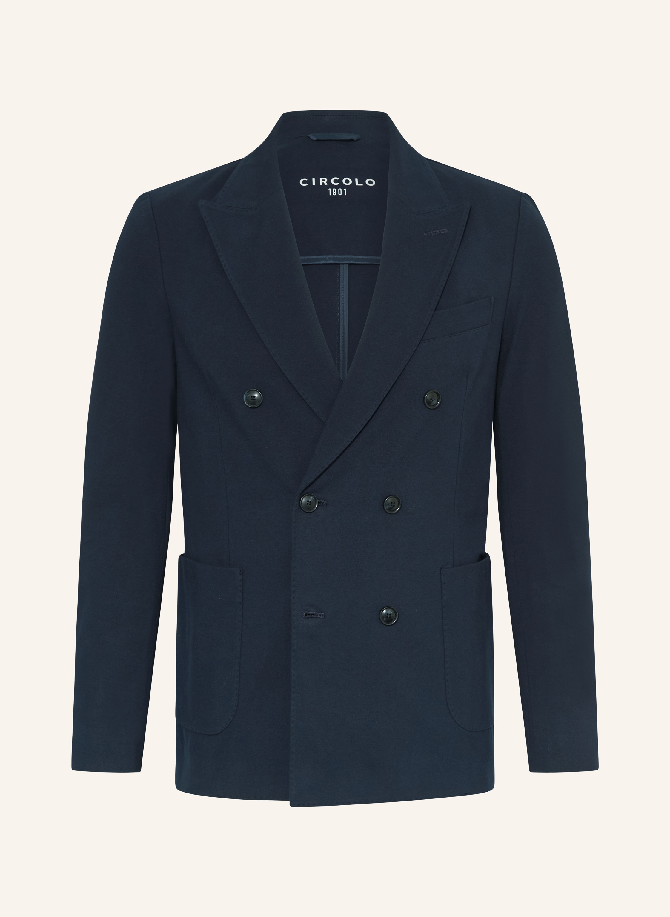 CIRCOLO 1901 Anzugsakko Slim Fit aus Jersey