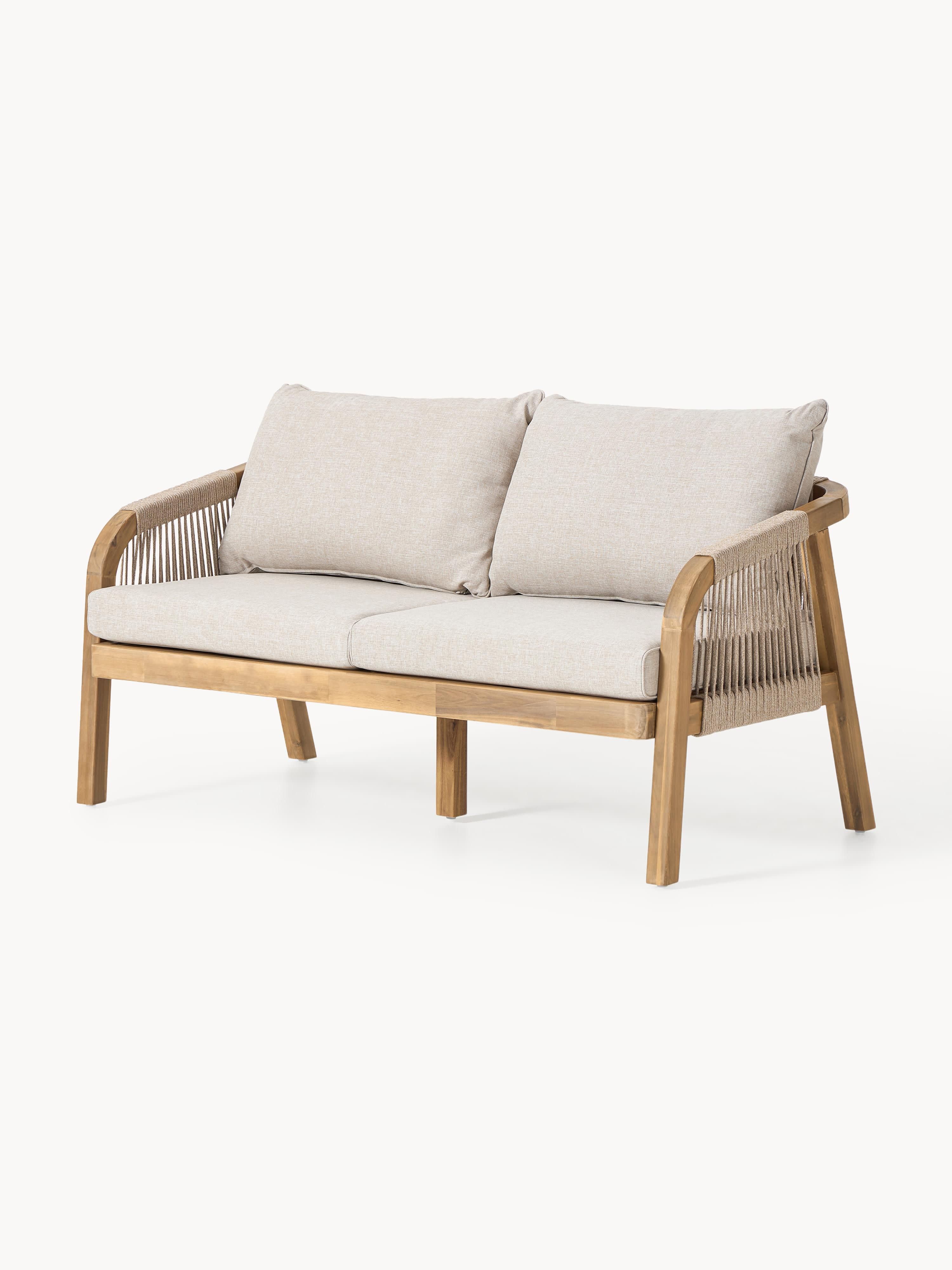 Garten-Loungesofa Lu aus Akazienholz (2-Sitzer)