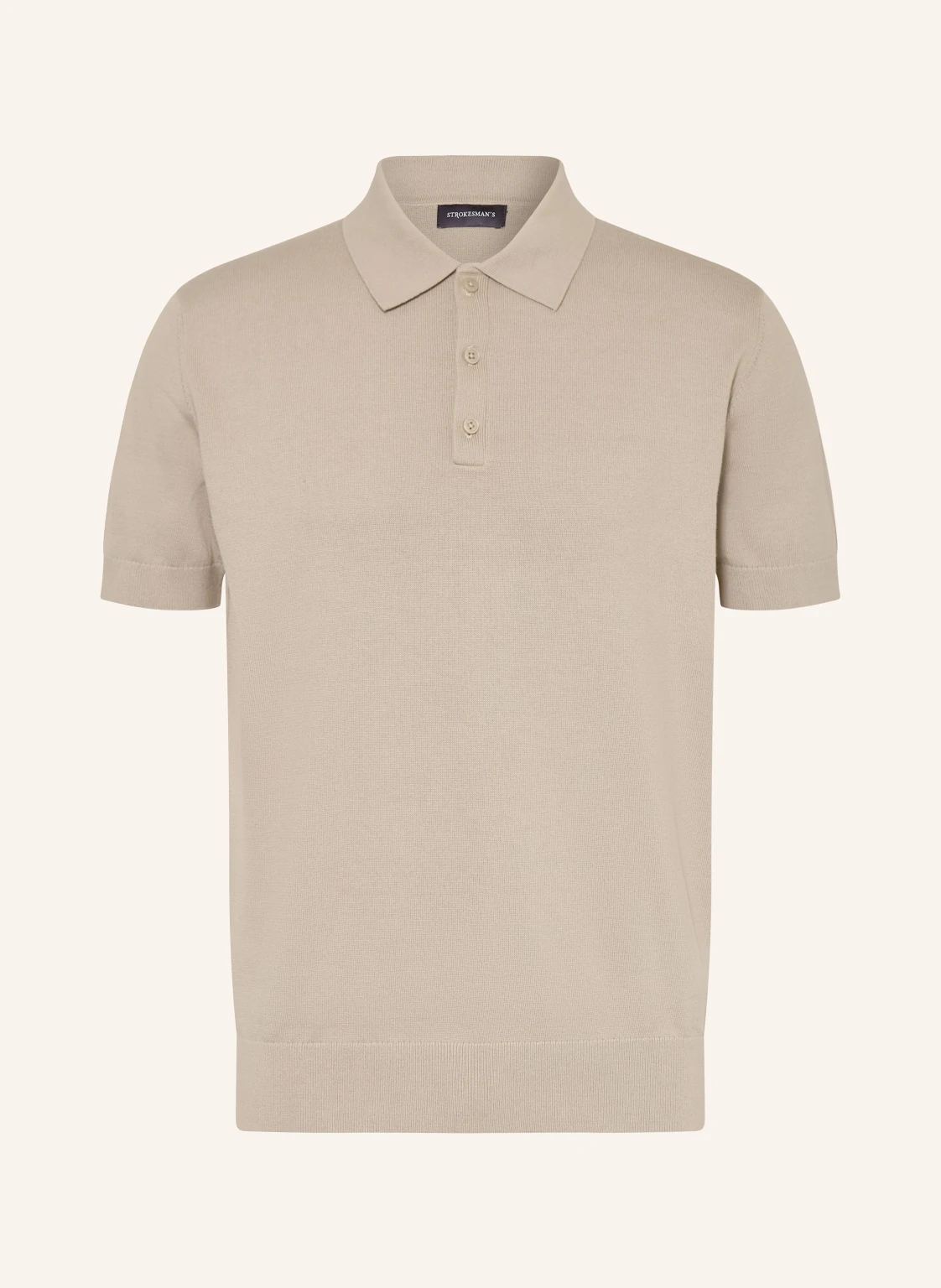 STROKESMAN'S Strick-Poloshirt