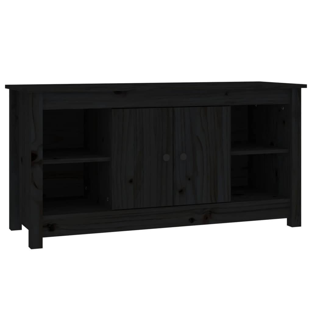 Szafka pod Telewizor Rtv Czarny Mat Drzwiczki Nowoczesny 103x36,5x52cm