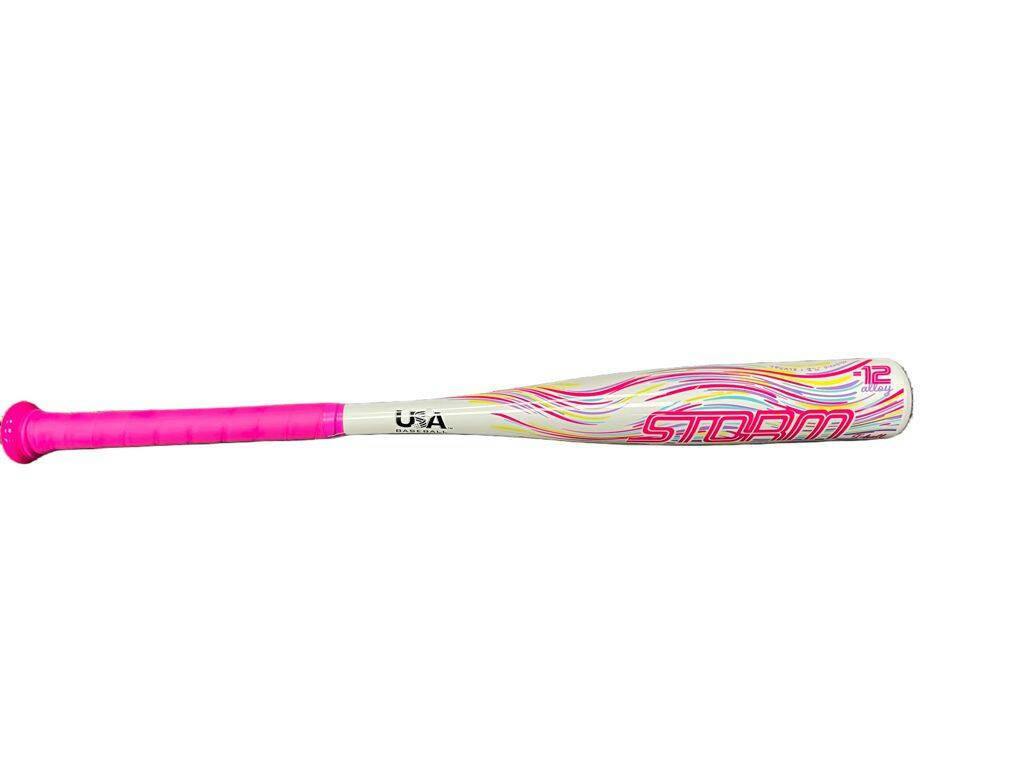 Rawlings Storm Alloy T-Ball Bat, Pink