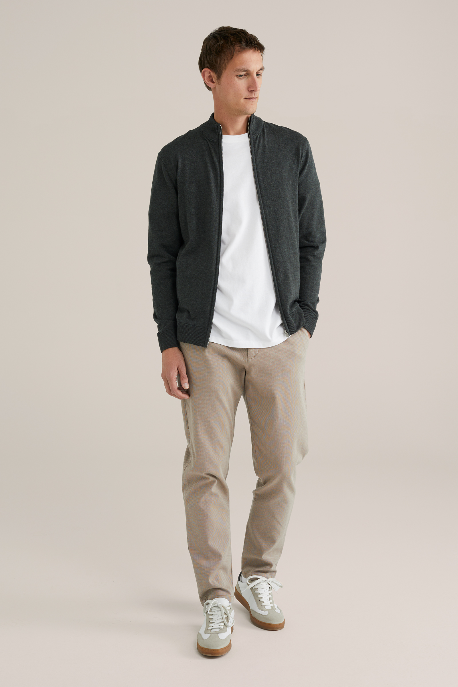 Heren Slim fit chino met stretch