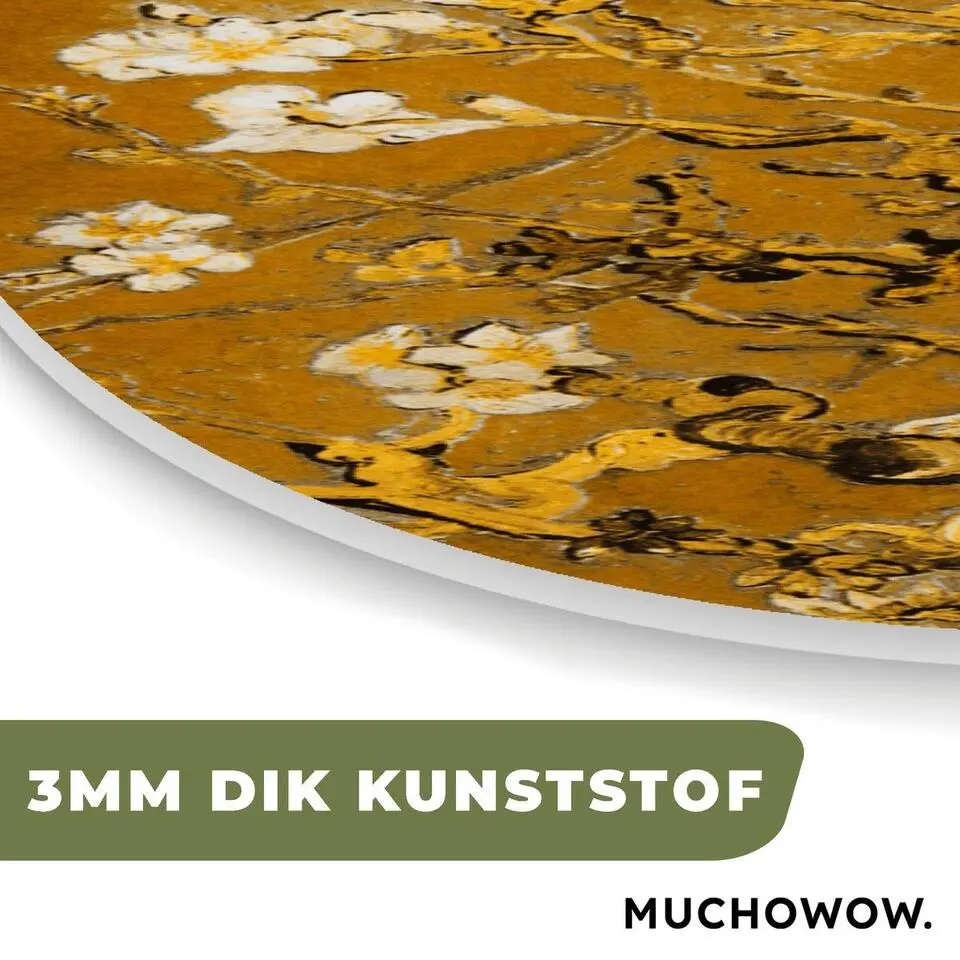 MuchoWow Wand decoratie 80x120cm Amandelbloesem Kunst Van
