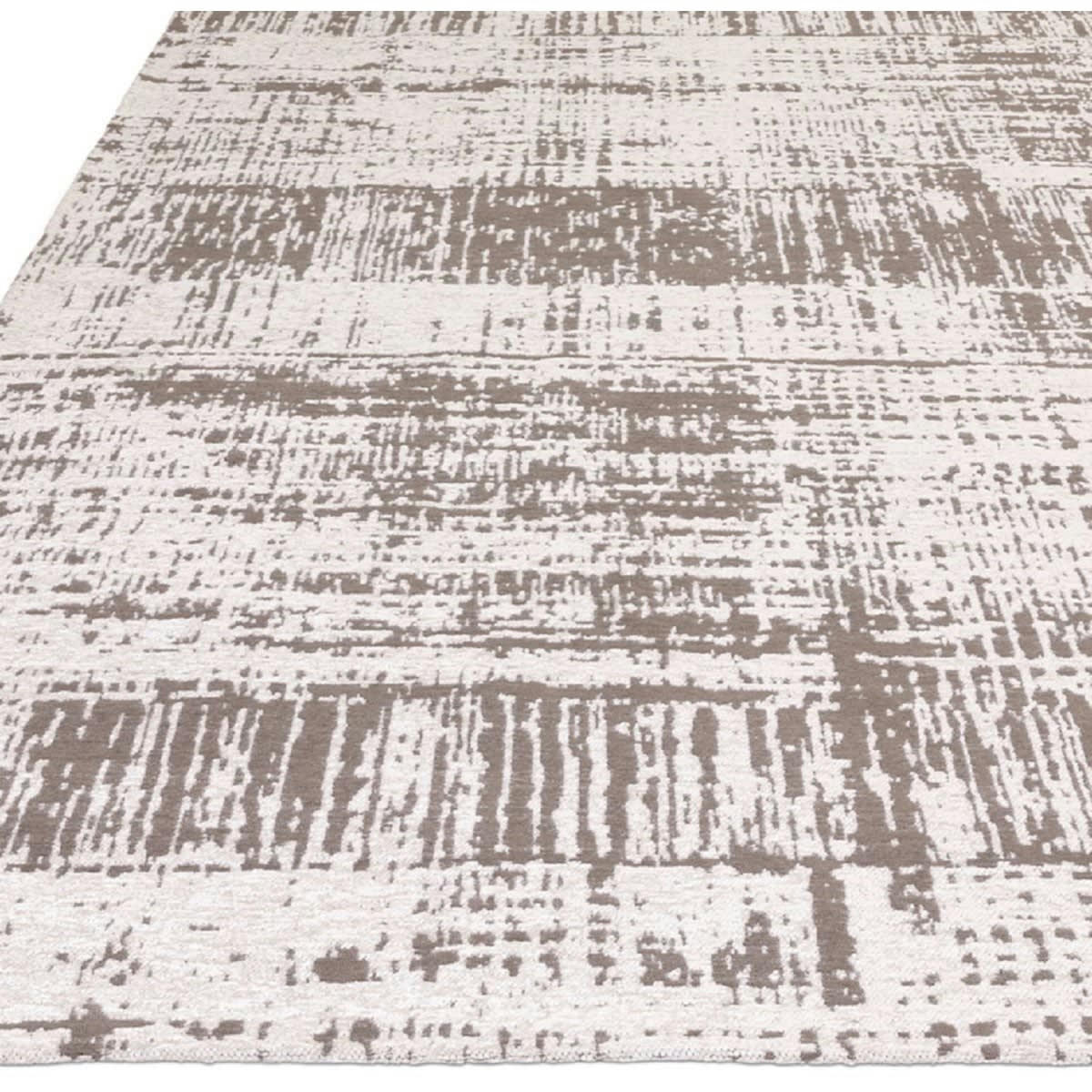 BAUS - Tapis de salon en polyester blanc 200x290 cm