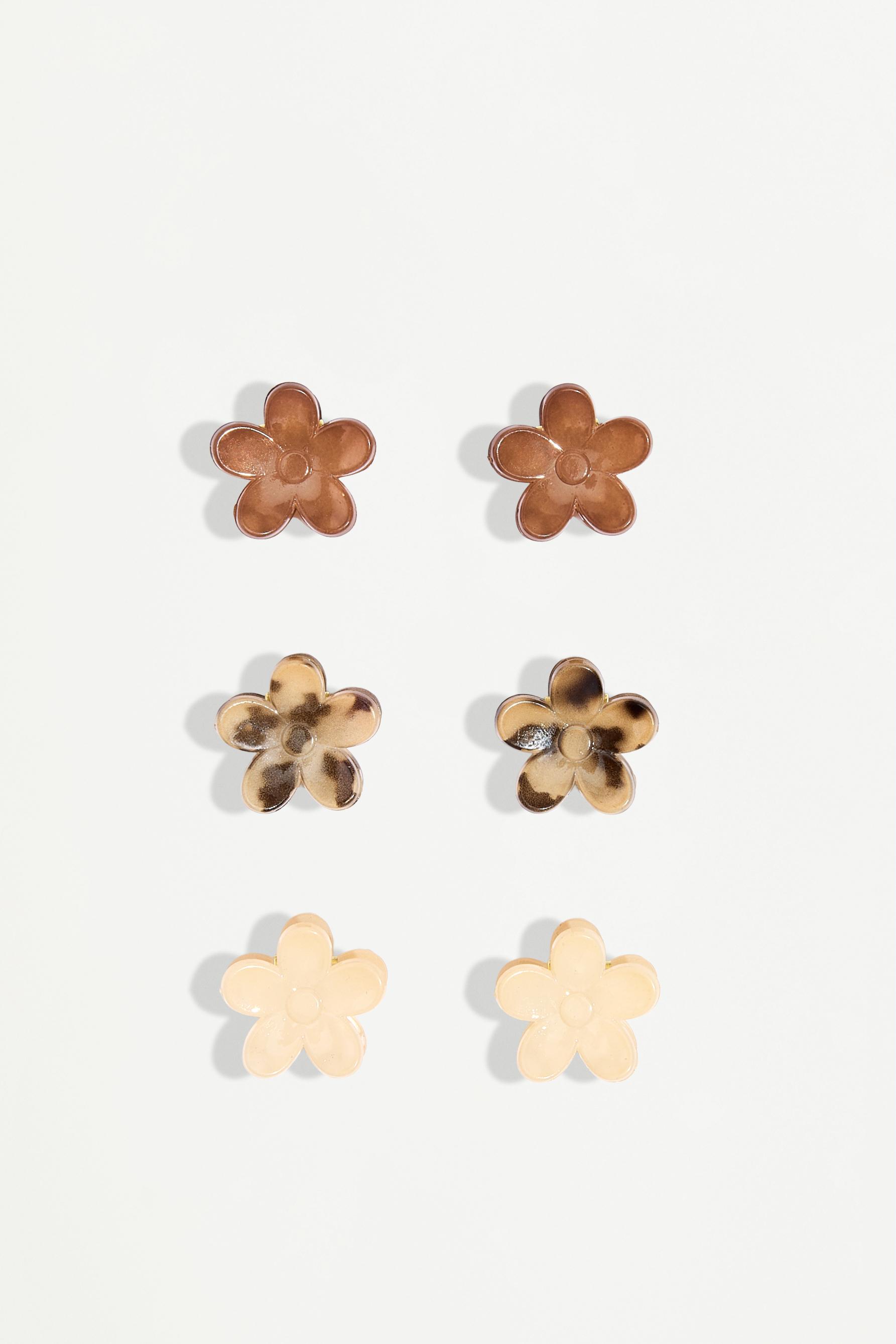 Pinzas flor (Pack 6)