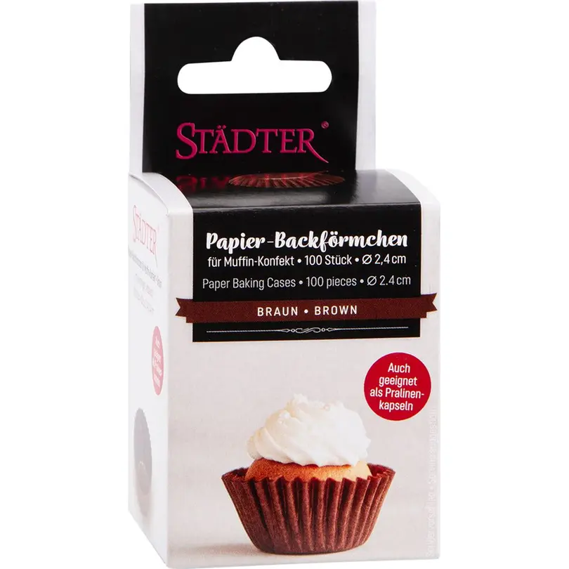 Papierförmchen 100er-Set Papierbackförmchen