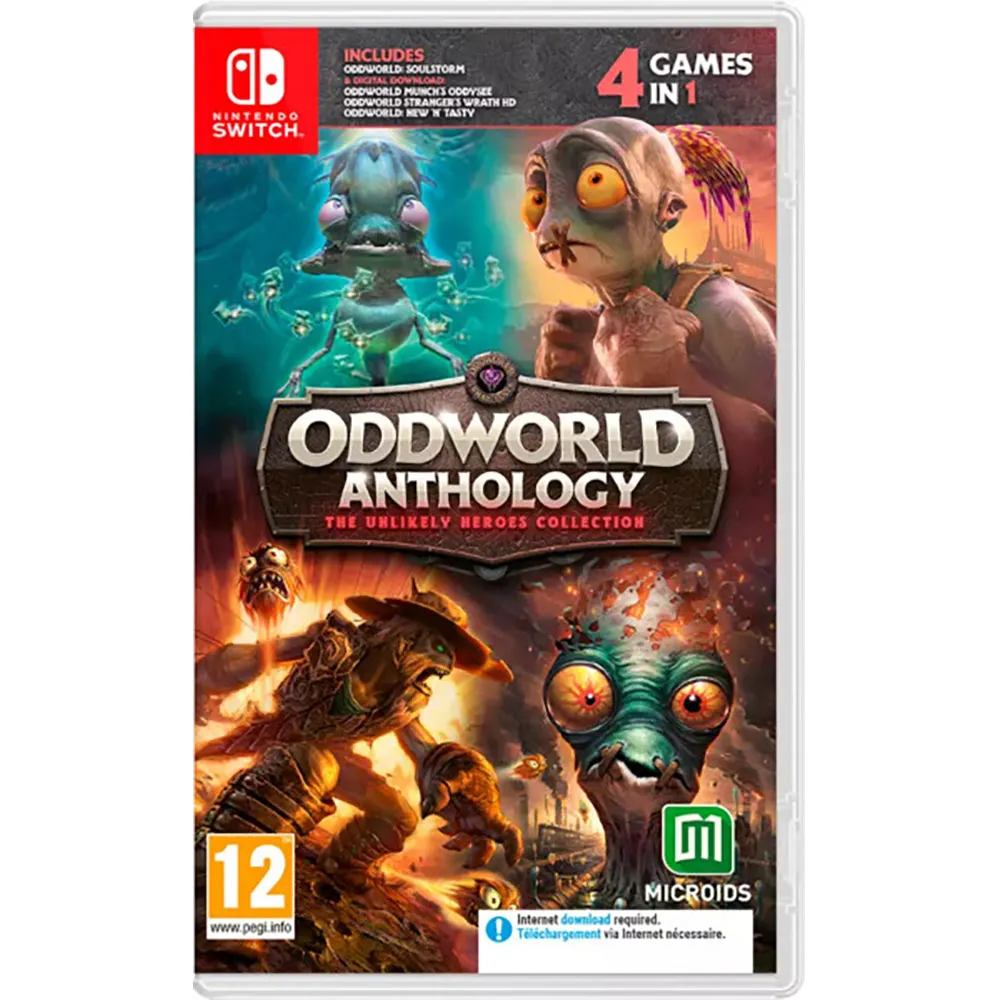 Nintendo Switch Oddworld Anthology The Unlikely Heroes Collection
