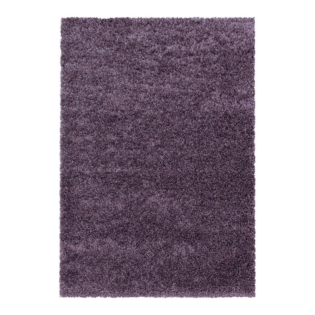 GADOL - Tapis uni design en polypropylène violet 80x250