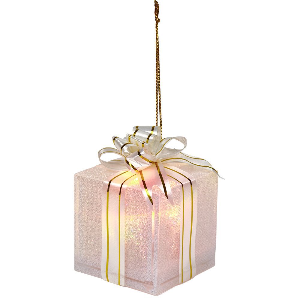 Cadeau de No&euml;l lumineux à suspendre