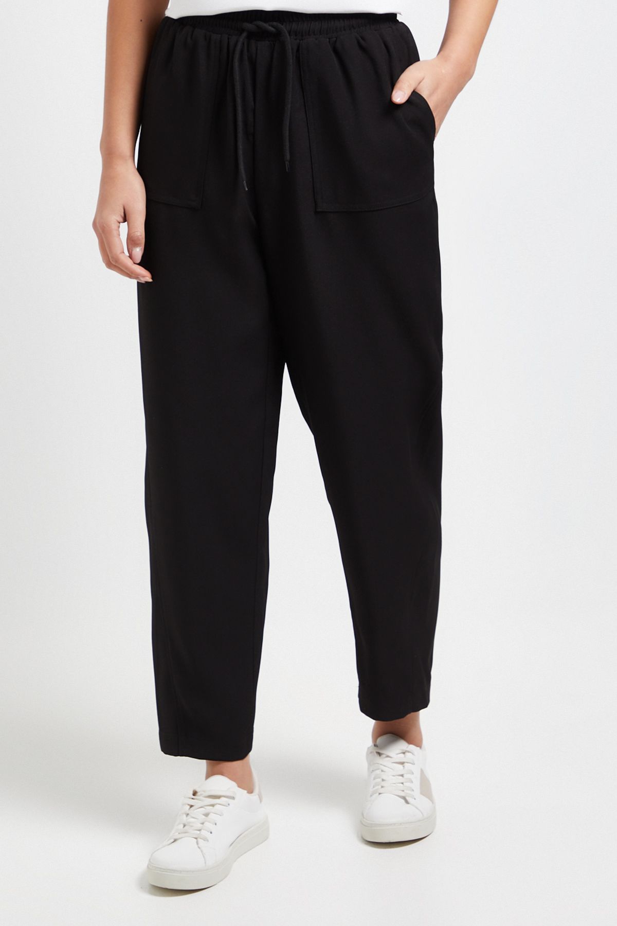 Dorothy Perkins Petite Pull On Barrel Leg Trouser