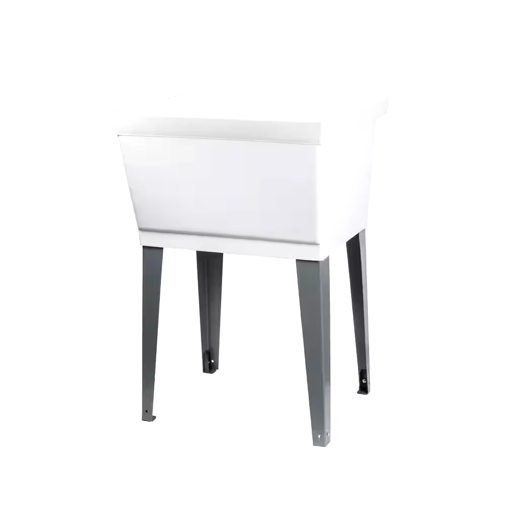 Tehlila Standard Laundry Tub with Steel Legs, 24