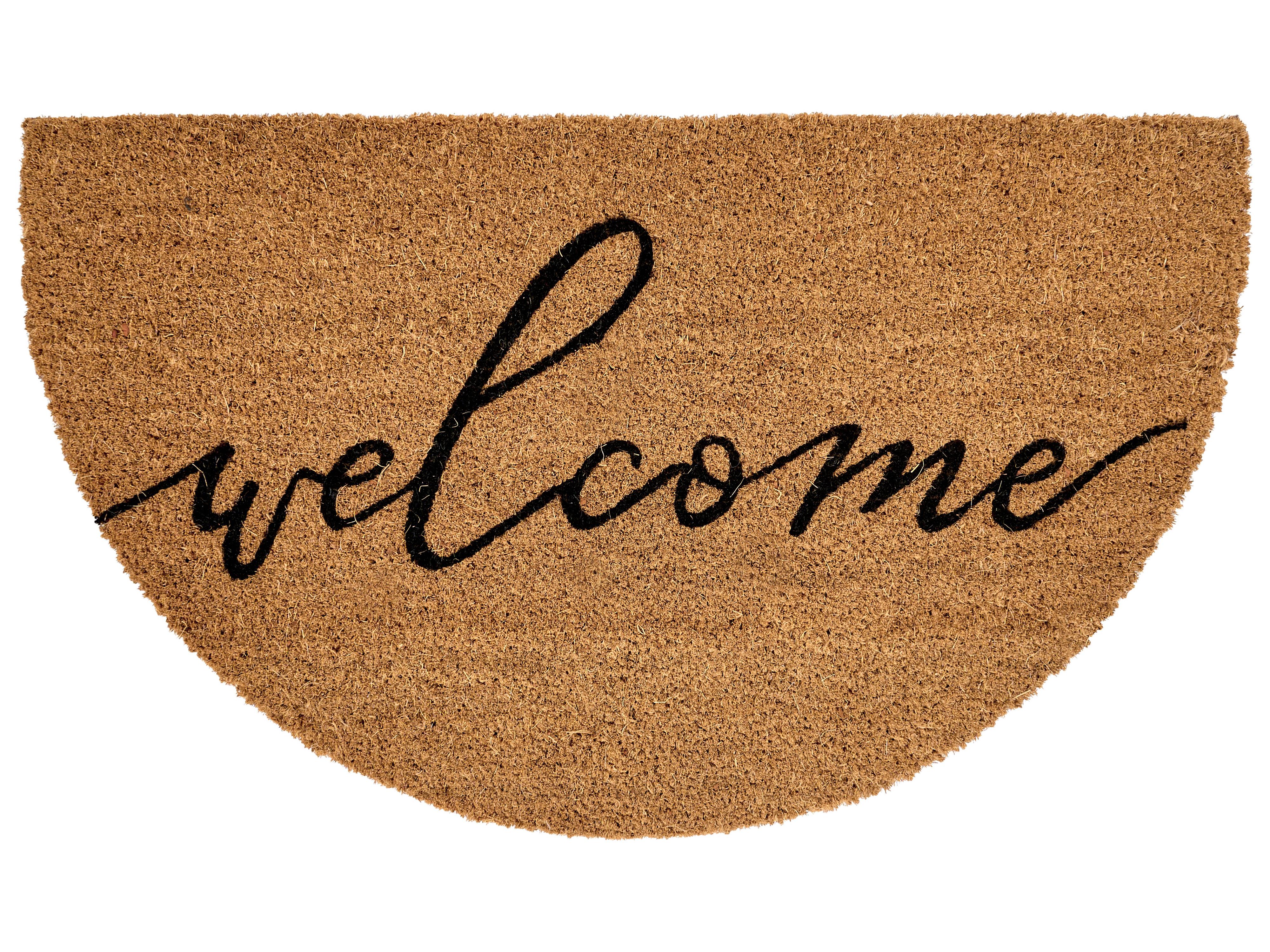 Doormat AMBUKLAO Natural 45 x 75 cm Text Coir