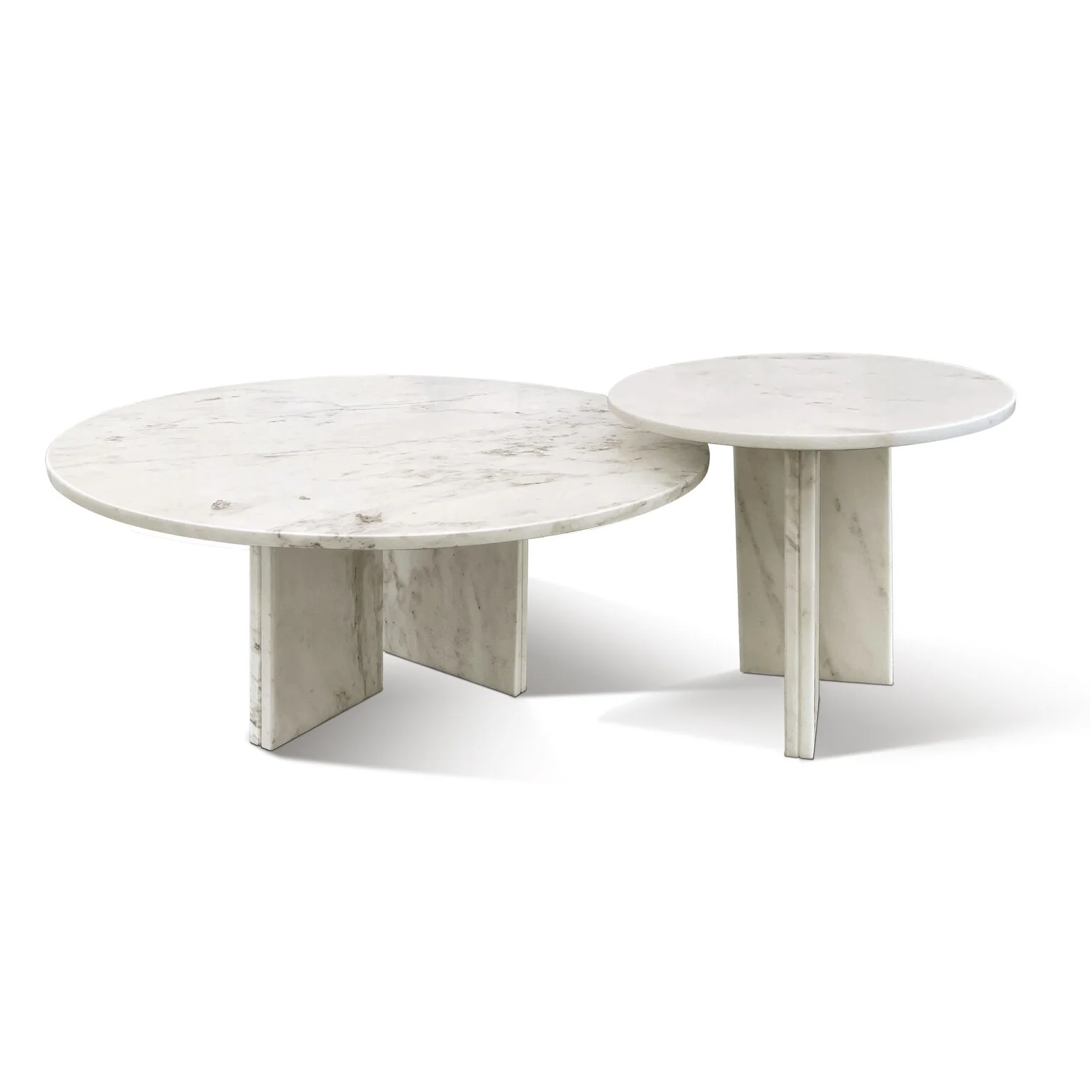 Marble coffee table set, small table, living room table, natural stone, genuine marble, real marble