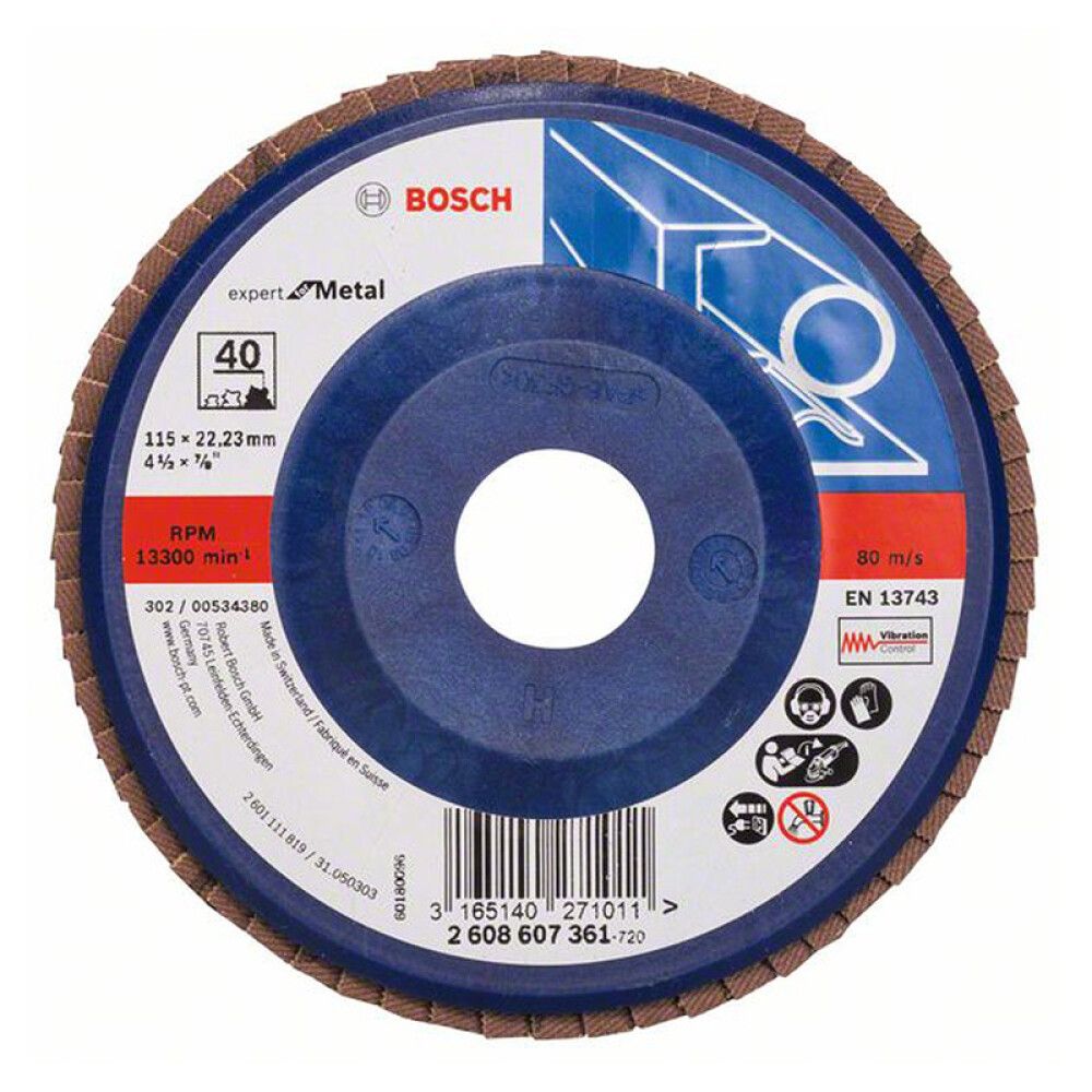 LAMELLSKIVE 115 K40 RAK BOSCH RAK