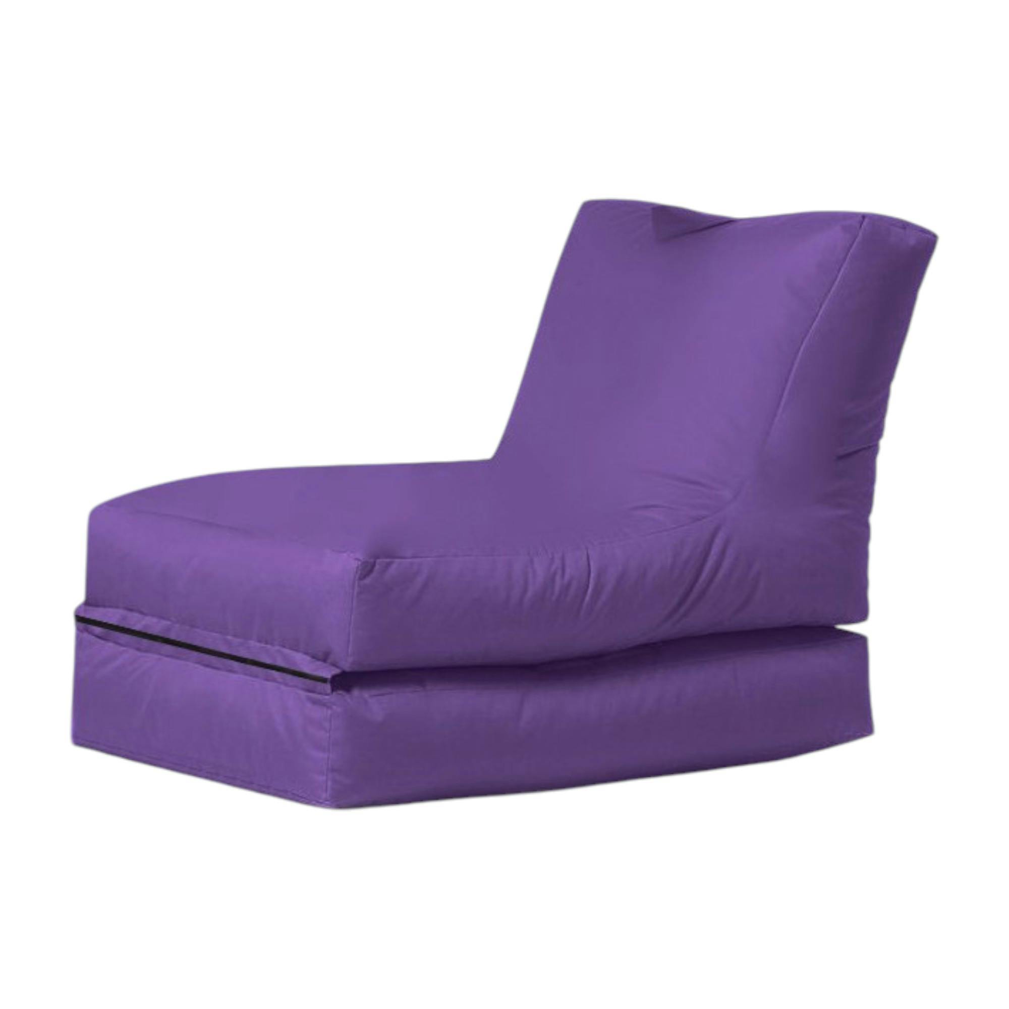 Pouf bain de soleil extérieur violet ARTA