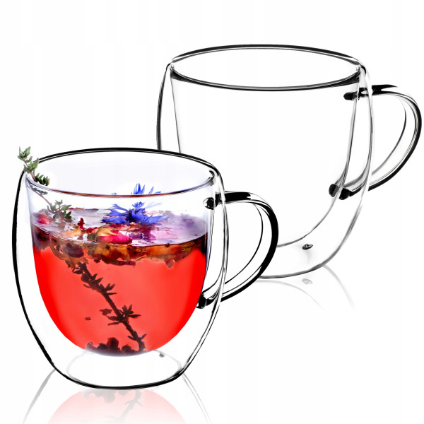 KADAX Szklanki z podwójną ścianką 250 ml, 2 szt.