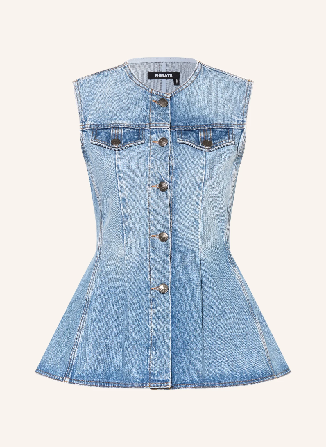 ROTATE Jeansbluse