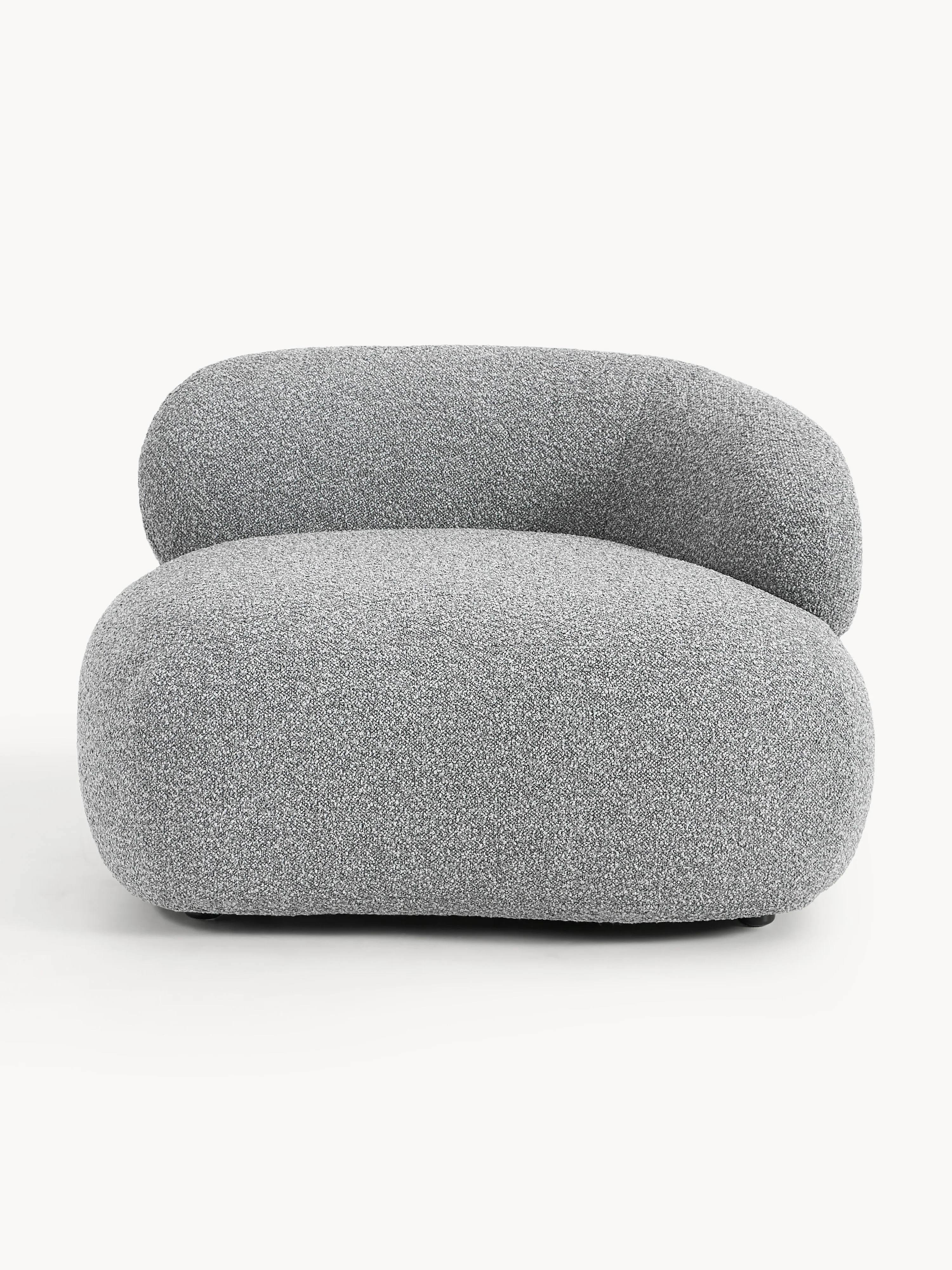Bouclé-Loungesessel Alba